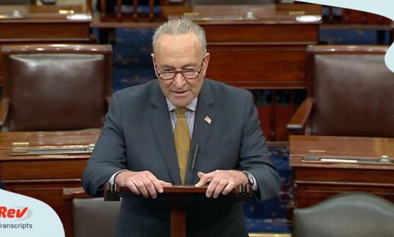 Chuck schumer says fox news isnt real news on the senate floor