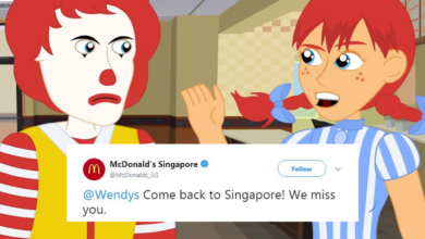 Wendy fake mcdonald wendys mcdonalds twitter singapore shots took account