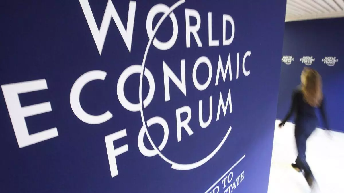 What dominated the world economic forum