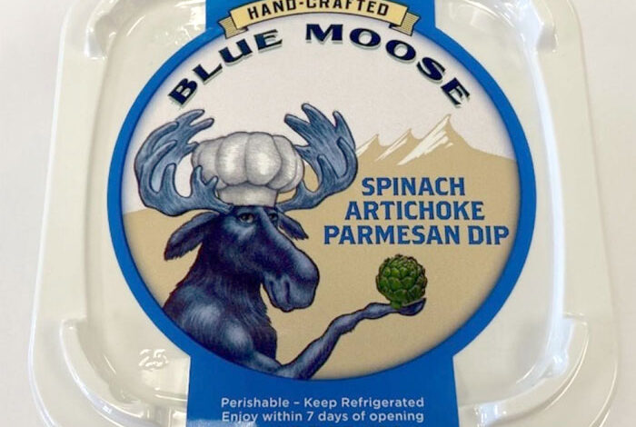 Blue moose issues allergy alert for undeclared tree nuts cashew and soy in spinach artichoke parmesan dip 7oz