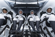 Watch axiom and spacex launch first all private crew to iss