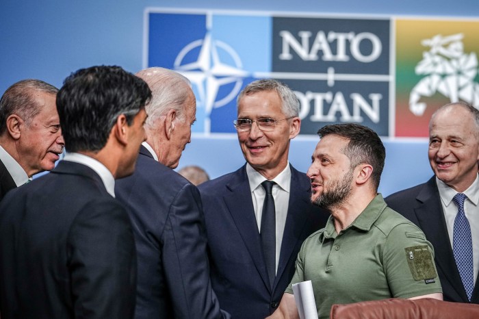 Ukraine closer to nato than ever before says alliance chief