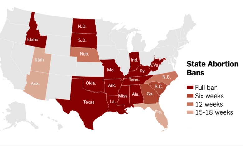 Chasm opens between states over abortion pills and out of state care