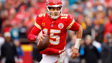 Kansas city chiefs 22 17 atlanta falcons patrick mahomes stars as super bowl champions continue unbeaten start