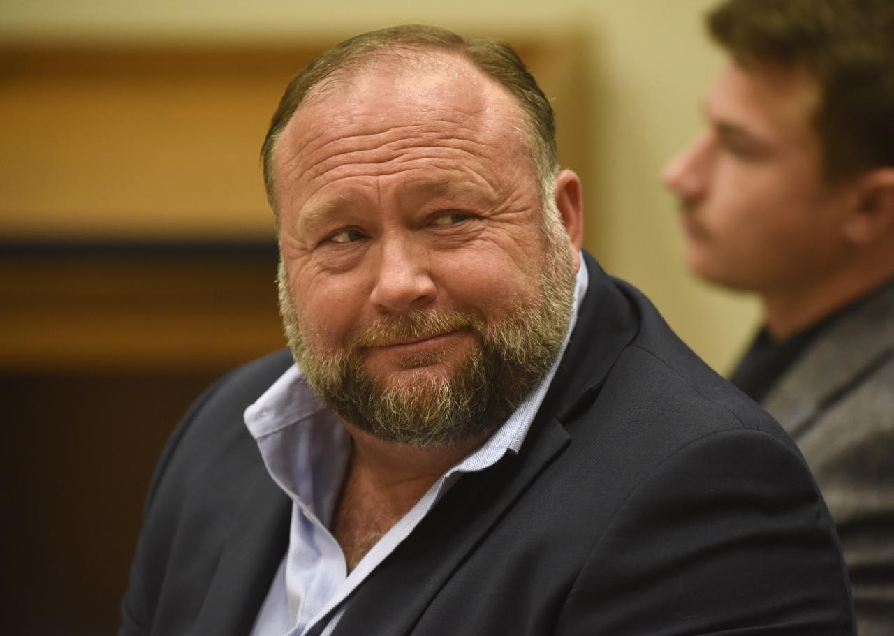 Alex jones damages trial begins over his false claims sandy hook shooting was a hoax