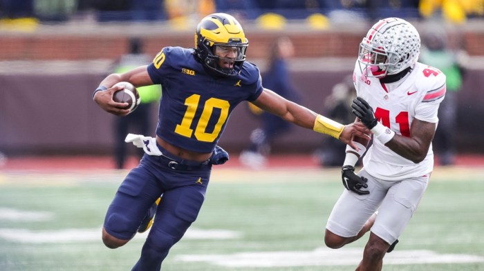 Six reasons michigans offense will improve with alex orji as starting qb