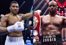 Anthony joshua v daniel dubois young pretender legitimises his reign at wembley stadium