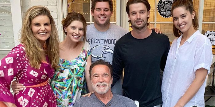 Patrick schwarzenegger maria shriver give glimpse into family dinners