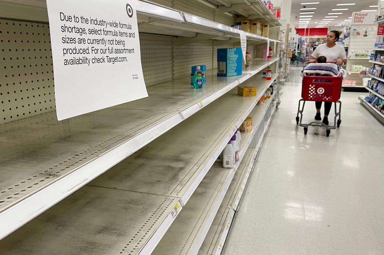 Baby formula shortage has an aggravating factor few producers