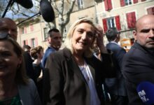 Marine le pen on trial for alleged eu funds misuse