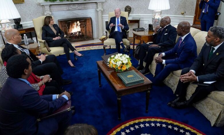 Biden tells congressional hispanic caucus hes looking at forgiving most federal student loan debt