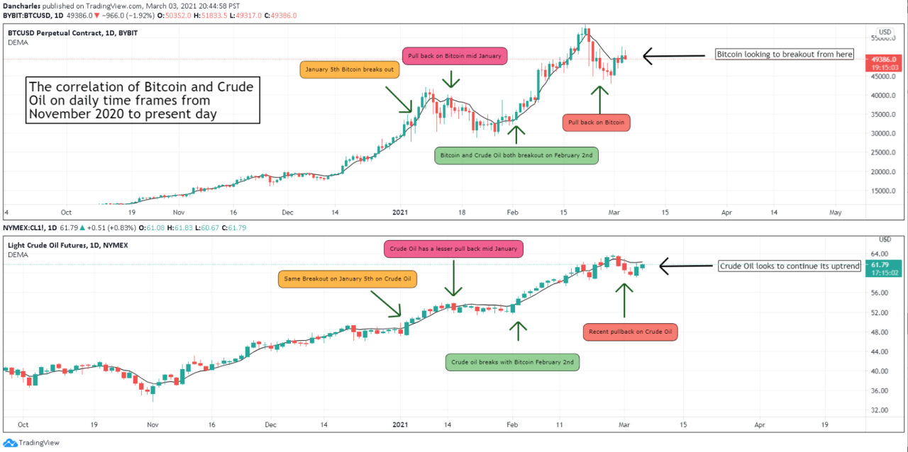 Bitcoin and crude oil how are these commodities for investment