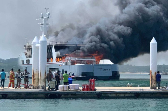 California yacht with fireworks ammo onboard sinks after bursting into flames