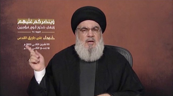 Hezbollah leader hassan nasrallah calmly vows punishment for trojan horse blasts