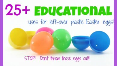 45 cool ways to use plastic easter eggs for learning