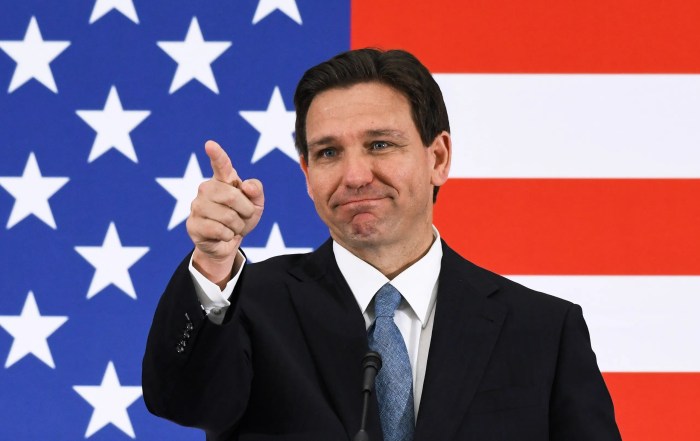 Florida gov ron desantis election police force announces arrests of 20 for voter fraud