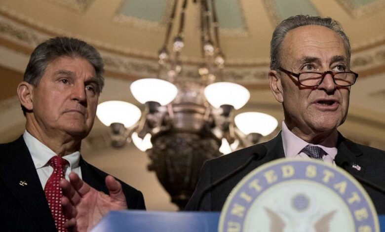 Manchin and schumer announce surprise deal on climate health care and tax package