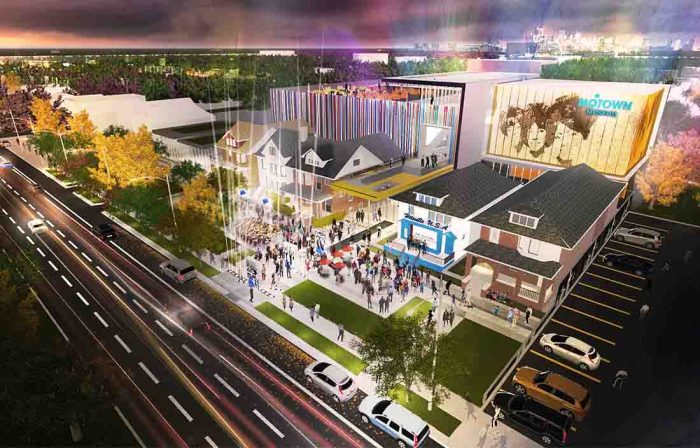 Motown museum reveals opening date new renderings inside expansion