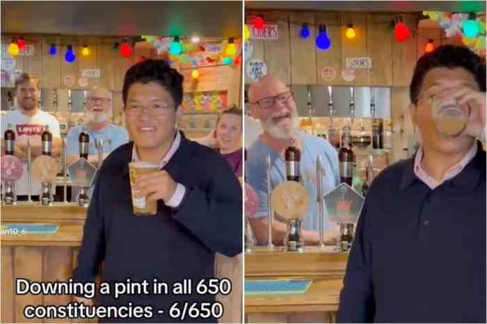 Im going to down a pint in all 650 uk constituencies it could take 20 years