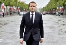 French president emmanuel macron announces new right wing government