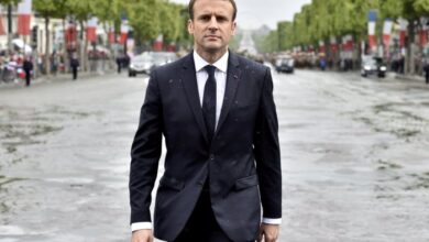 French president emmanuel macron announces new right wing government