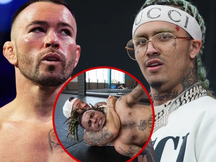 Ufc fighter colby covington chokes out lil pump on live stream