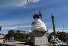 Faces of transgender people adorn a new artwork in trafalgar square