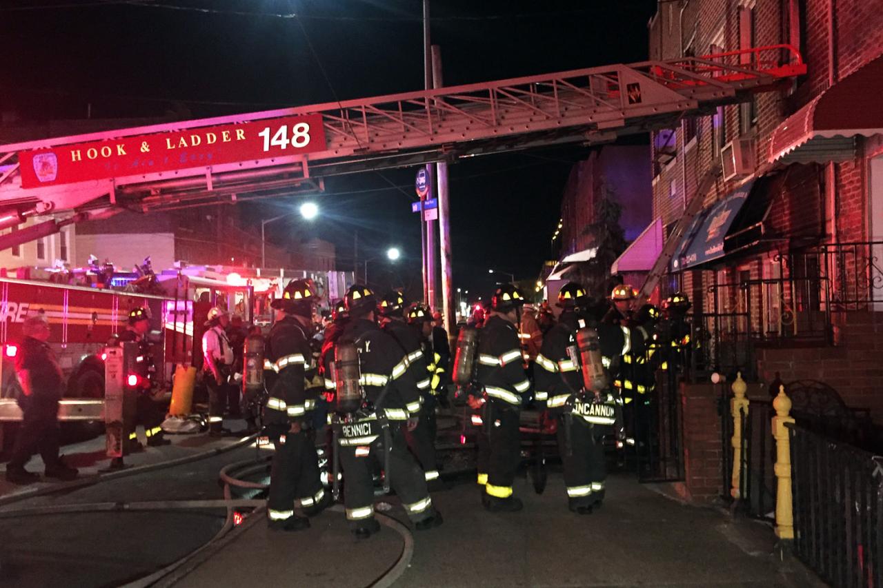 Fire claims lives of fdny firefighter 1 other in brooklyn