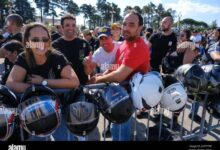 Motorcyclists gather in their thousands at fatima shrine for blessing