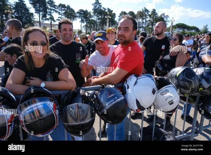 Motorcyclists gather in their thousands at fatima shrine for blessing