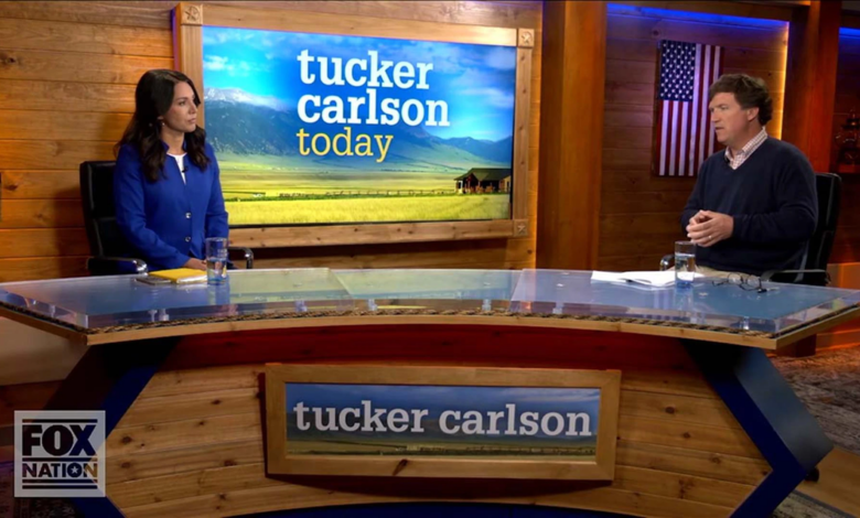 Tulsi gabbard and tucker carlson featured in stunning exchange on russian tv