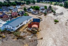 Pictures show floods ravaging central and eastern europe as death toll rises