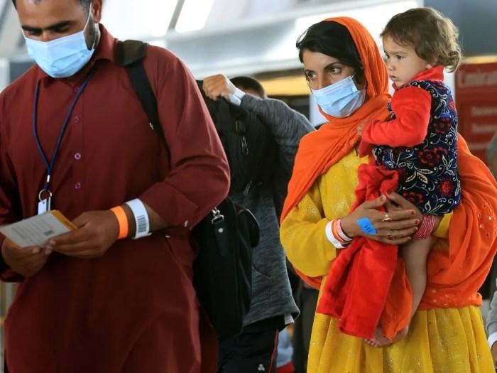 Afghan families start u s resettlement process at repurposed conference center after traumatic ordeals