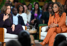 Harris oprah hold michigan campaign event in talk show format