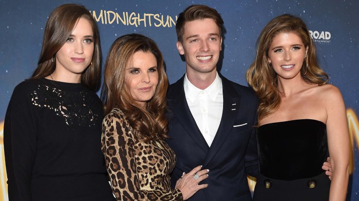 Patrick schwarzenegger maria shriver give glimpse into family dinners