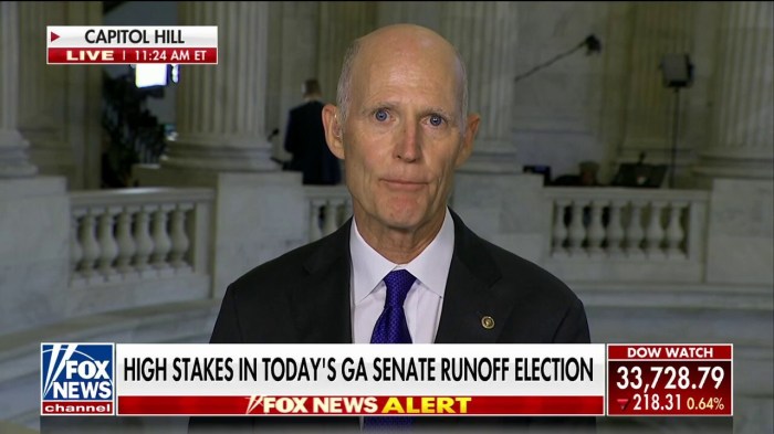 Rick scott gets brutally busted as he falsely claims democrats are cutting medicare