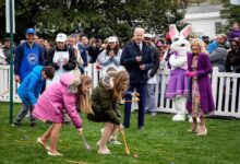 The return of the white house easter egg roll