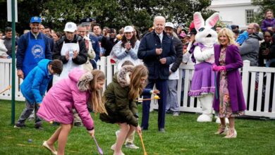 The return of the white house easter egg roll