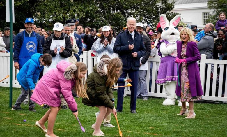 The return of the white house easter egg roll