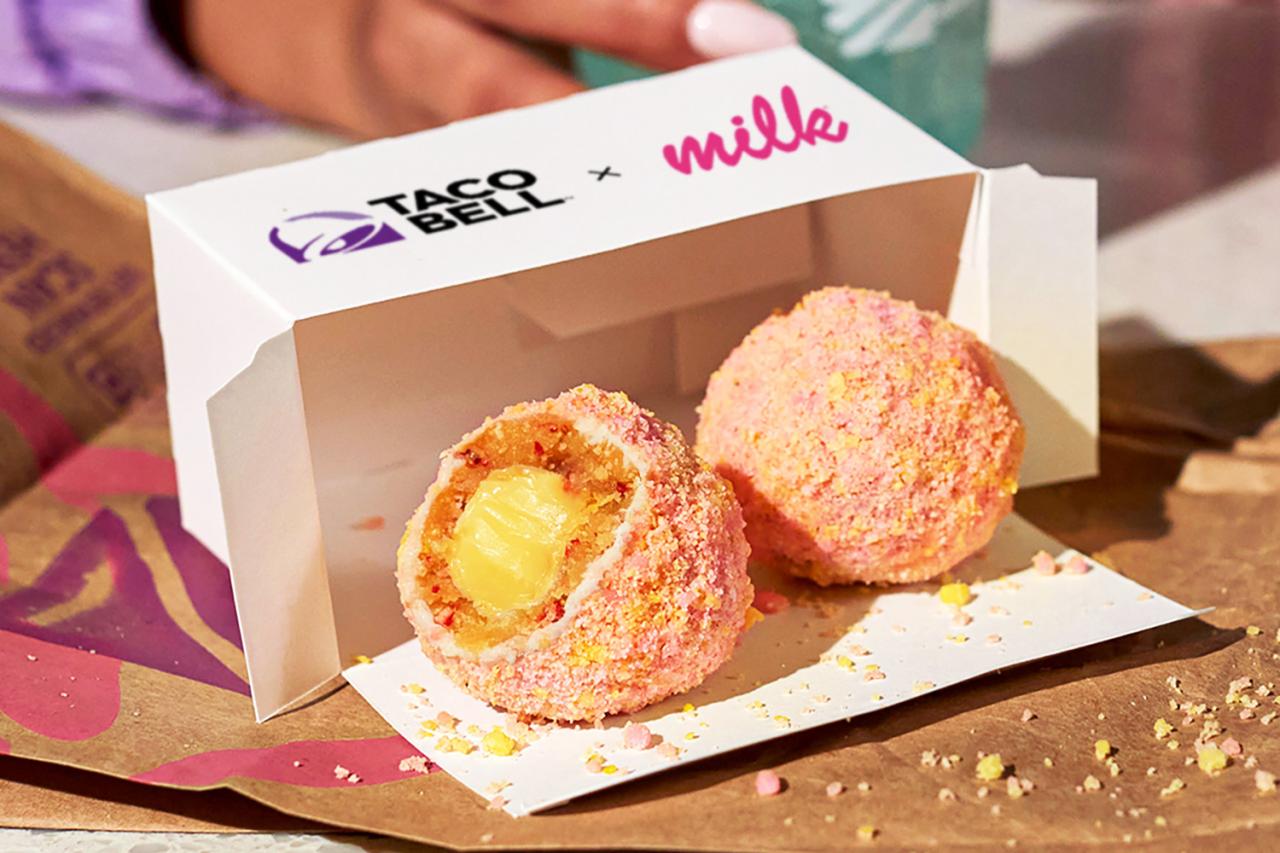 Taco bell and milk bar are collaborating on a new dessert