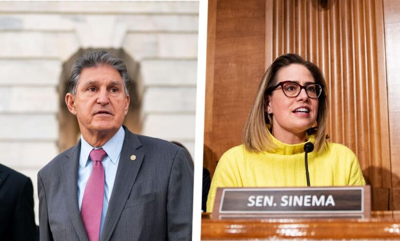 Sens joe manchin kyrsten sinema and mark kelly tank pro worker labor nominee