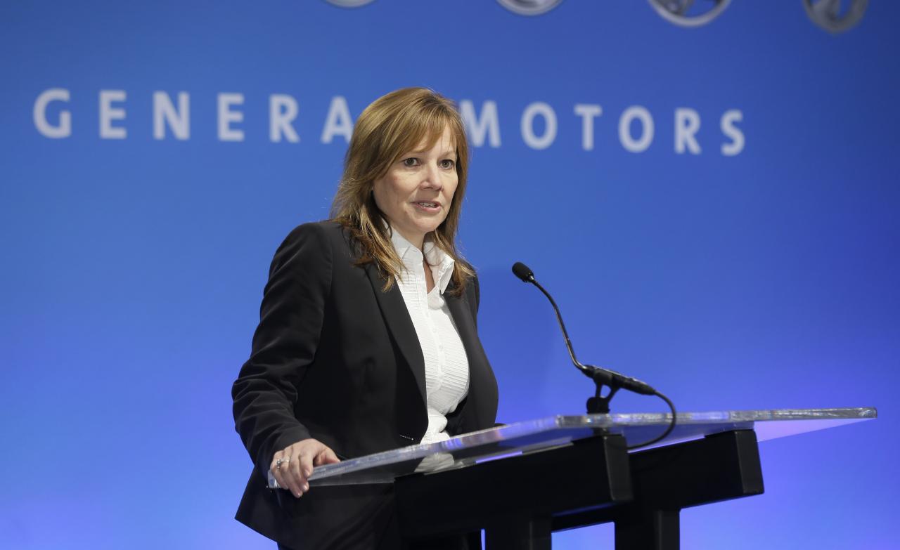 Gm trails far behind tesla in ev sales ceo mary barra bet the company that will change