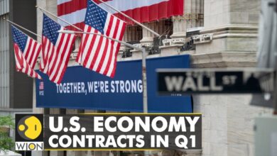 U s economy shrank at 1 5 rate in the first quarter more than initially estimated