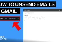 How to recall an email in gmail