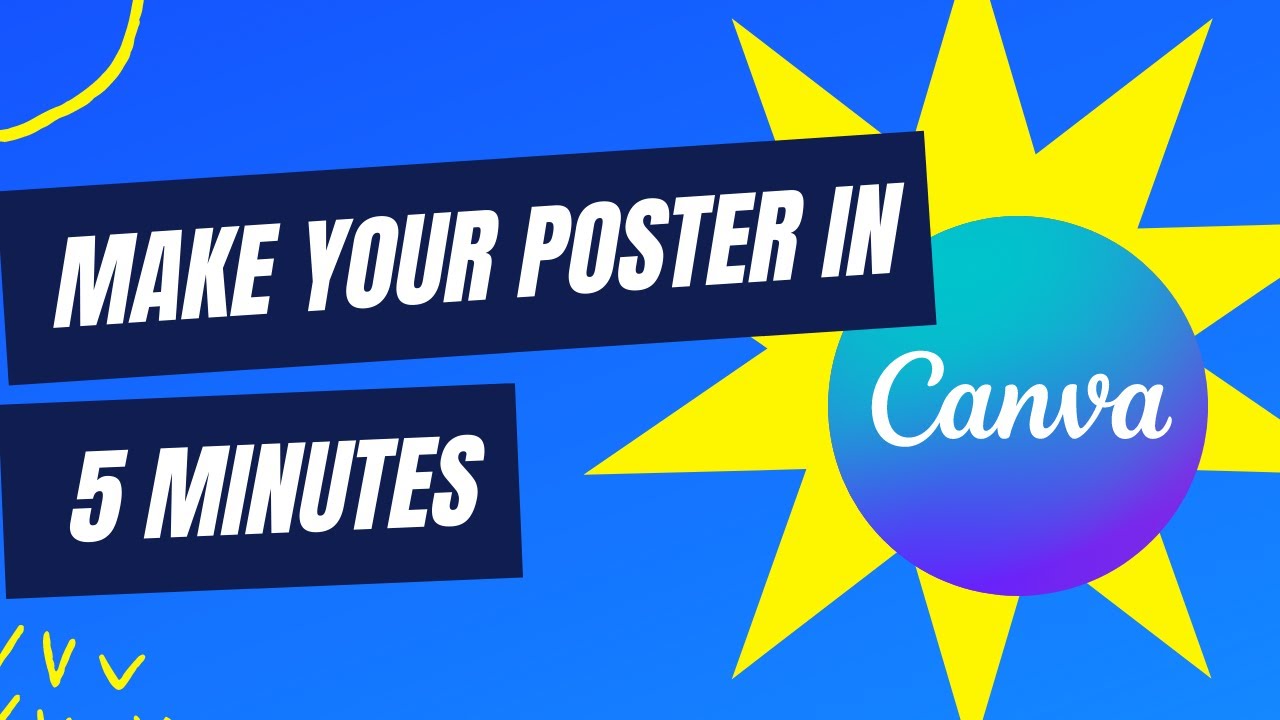 How to use the canva poster maker