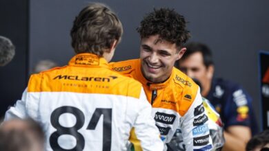 Azerbaijan gp lando norris maintains momentum in oscar piastris shadow as red bull woes persist