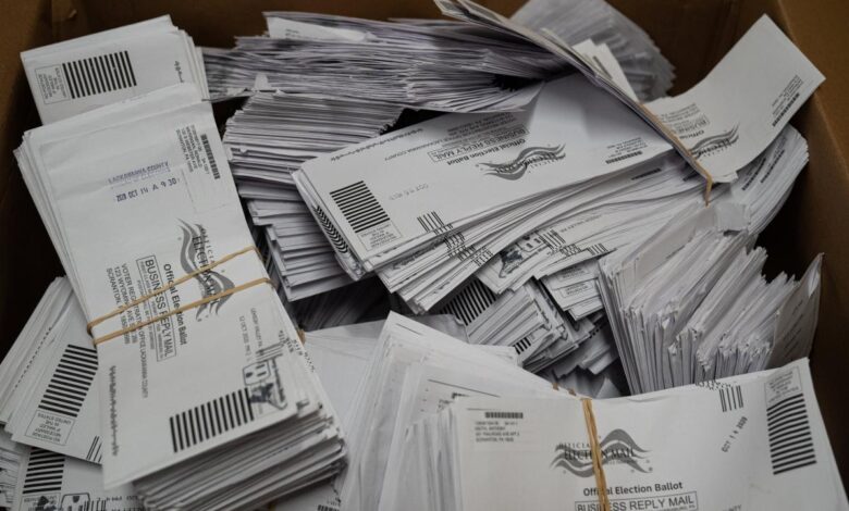 Pennsylvania court sides with mccormick for now ordering undated ballots to be counted