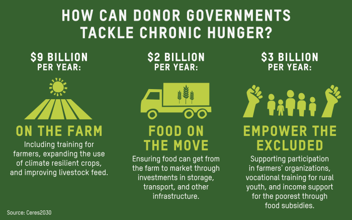 Solving world hunger means solving world poverty