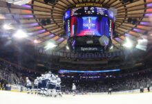 Rangers fan arrested after allegedly knocking out lightning fan at msg