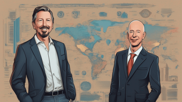 Larry ellison becomes worlds second richest man dethroning jeff bezos as oracle stock surges